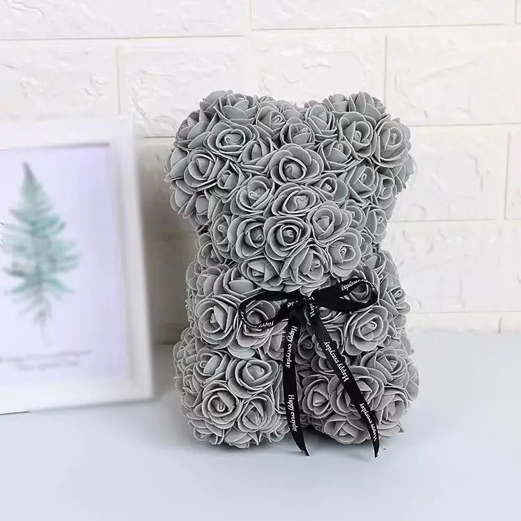 Bouquet Bear (bouquet of life like roses arranged in a bear shape)